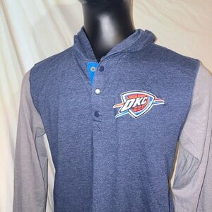 Mitchell & Ness Oklahoma City Thunder Pullover Hoodie Shirt Medium NBA OKC